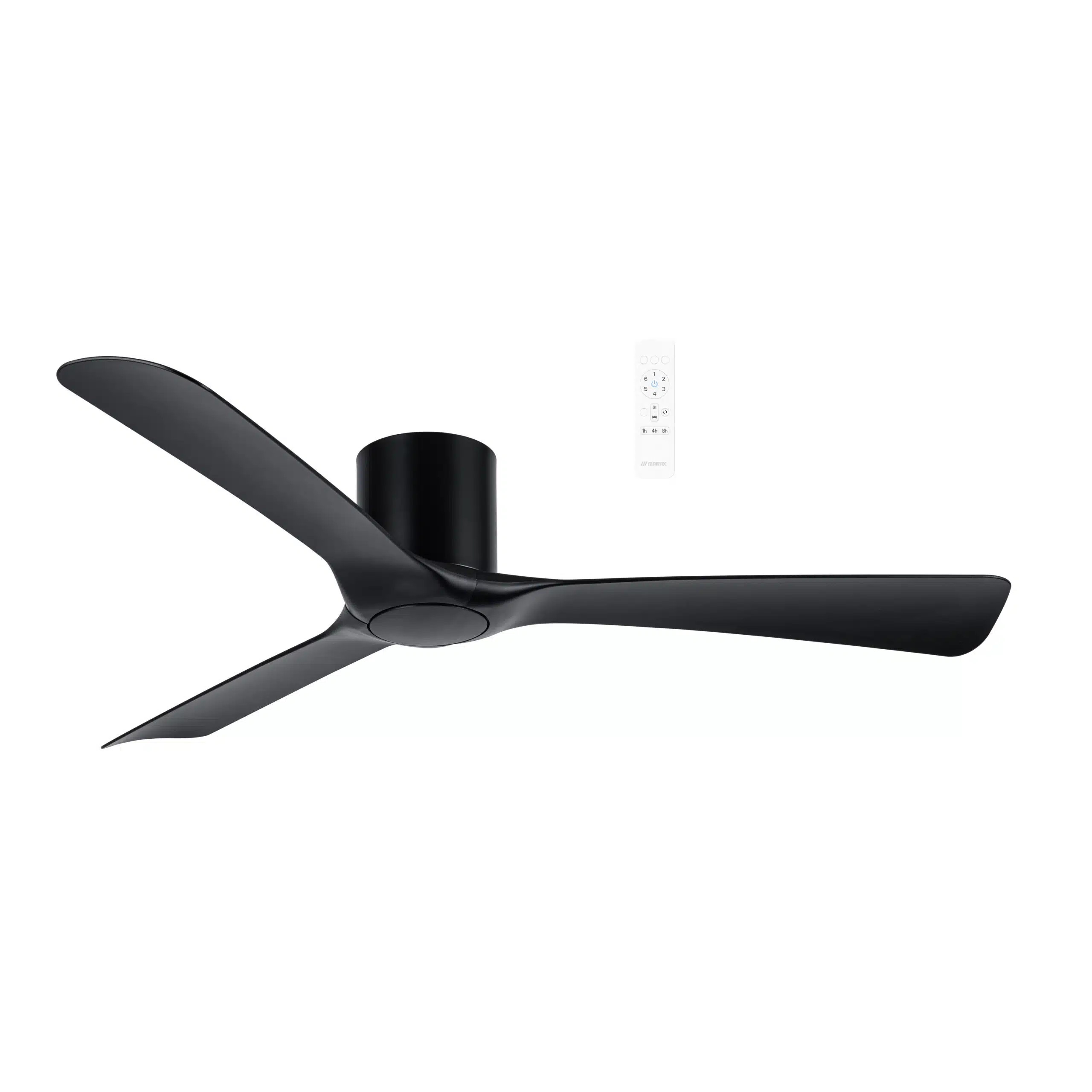 Fresno 52" Matt Black Smart DC Ceiling Fan