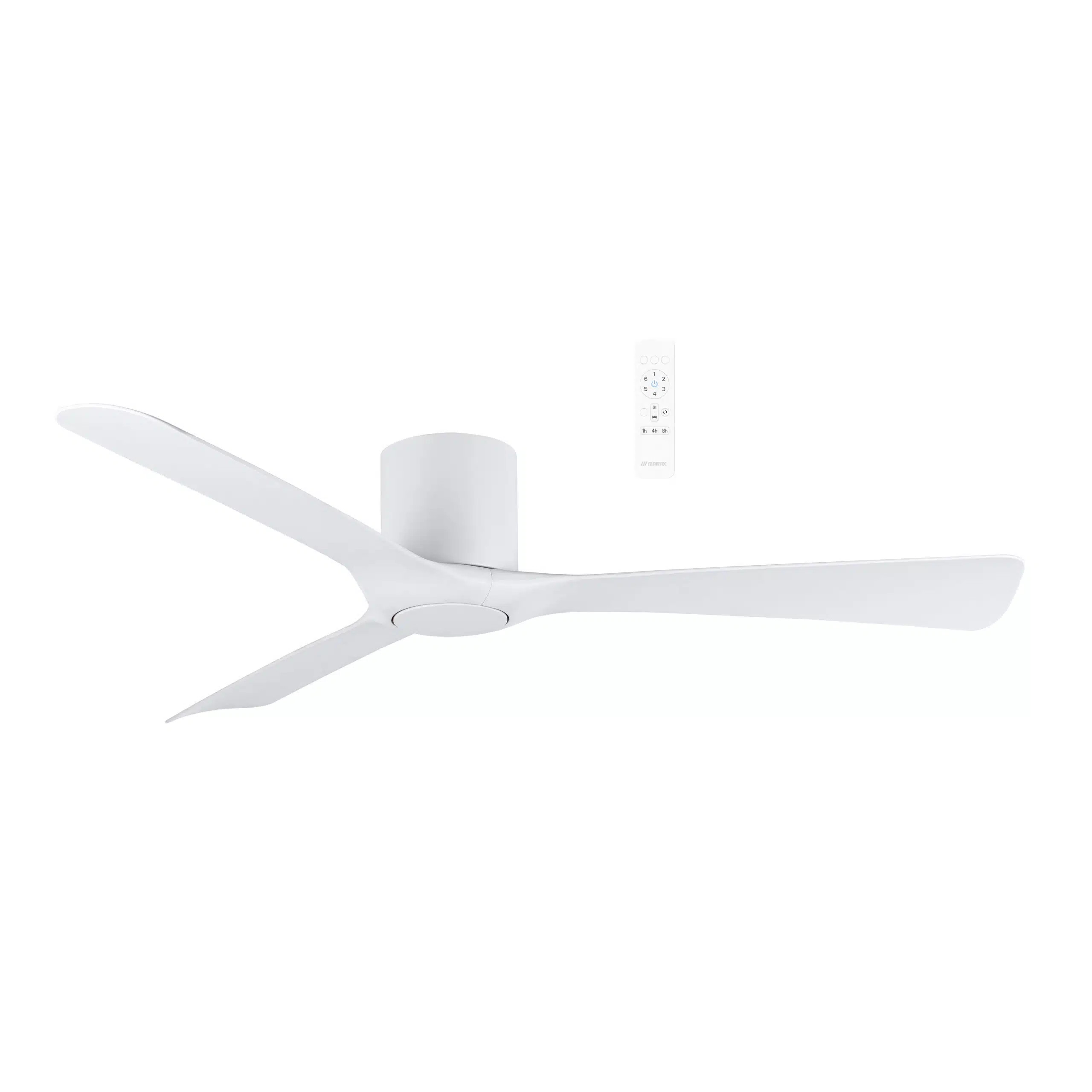 Fresno 52" Matt White Smart DC Ceiling Fan