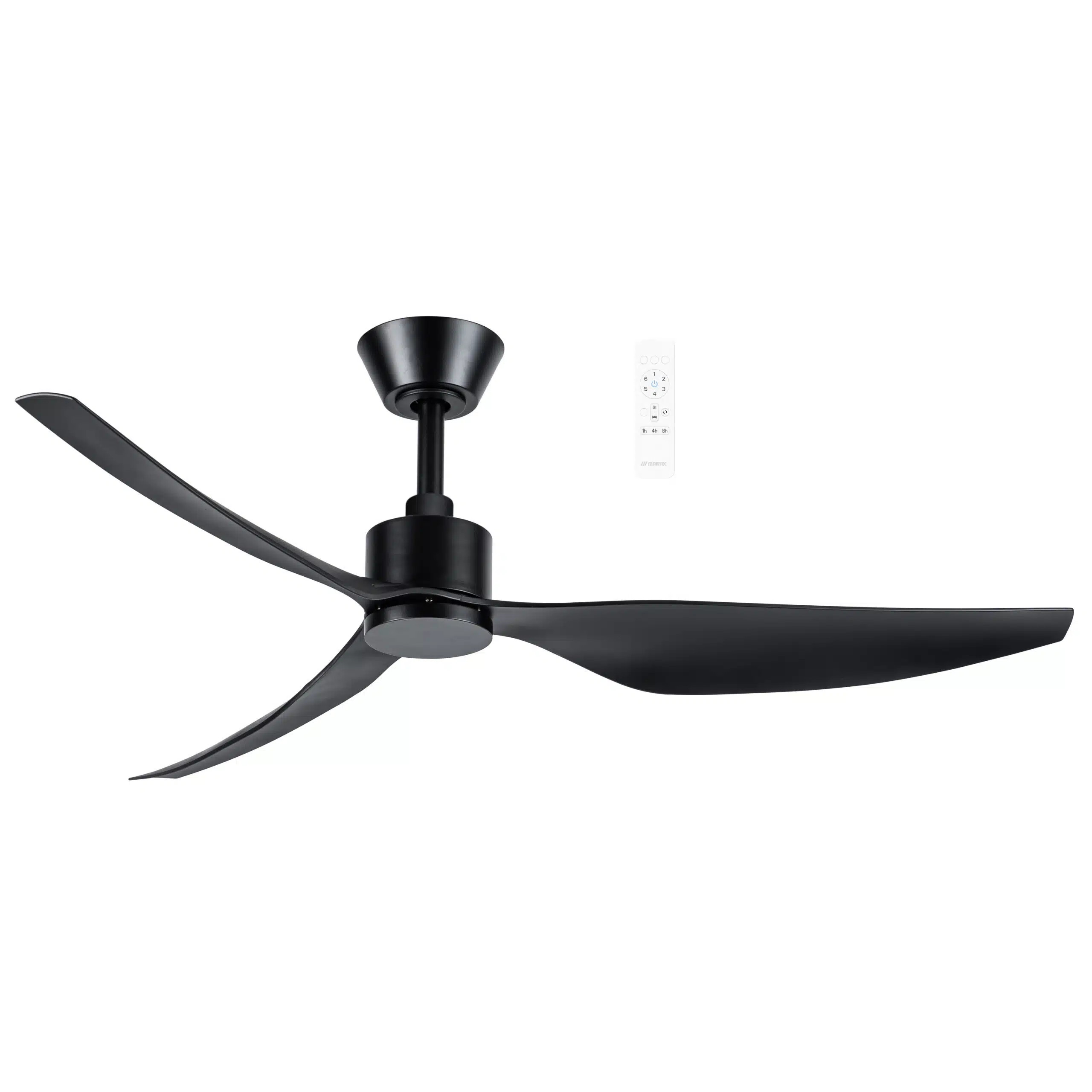 Genoa 50" Matt Black Smart DC Ceiling Fan