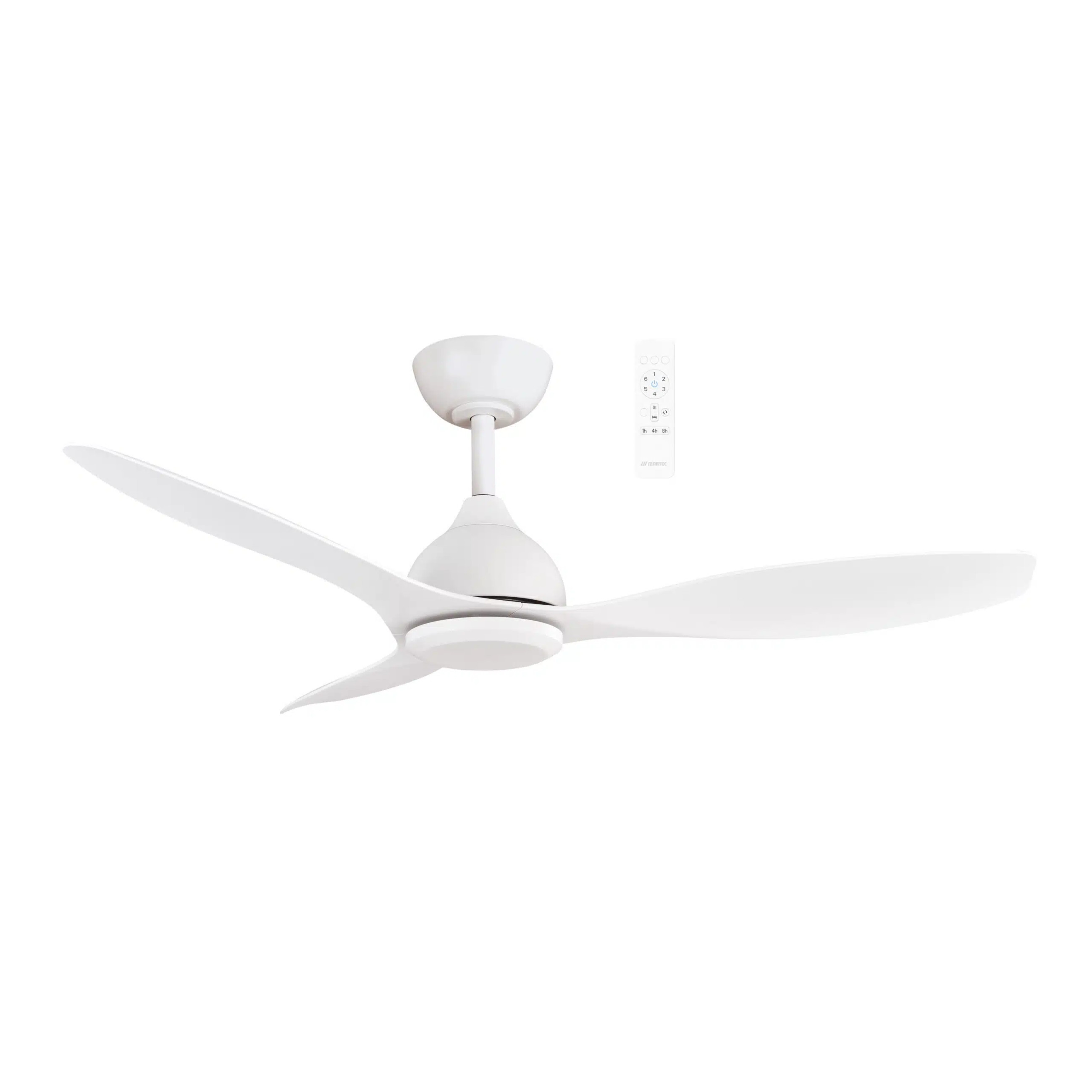 Elite 48" Matt White DC Smart Ceiling Fan