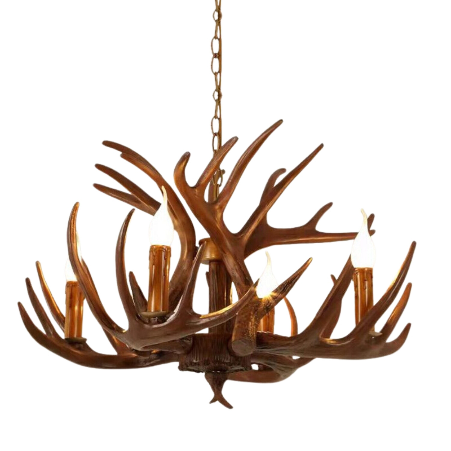 Antler 4 Light Coffee Designer Chandelier