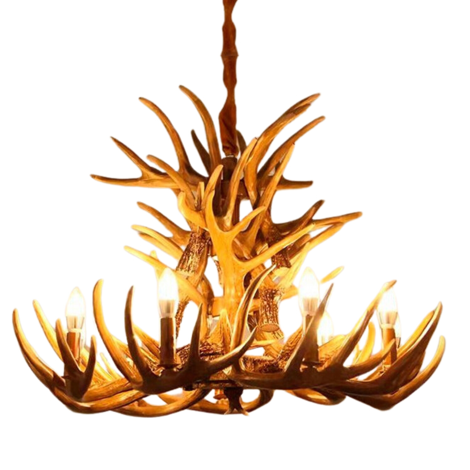 Antler 9 Light Coffee Designer Chandelier