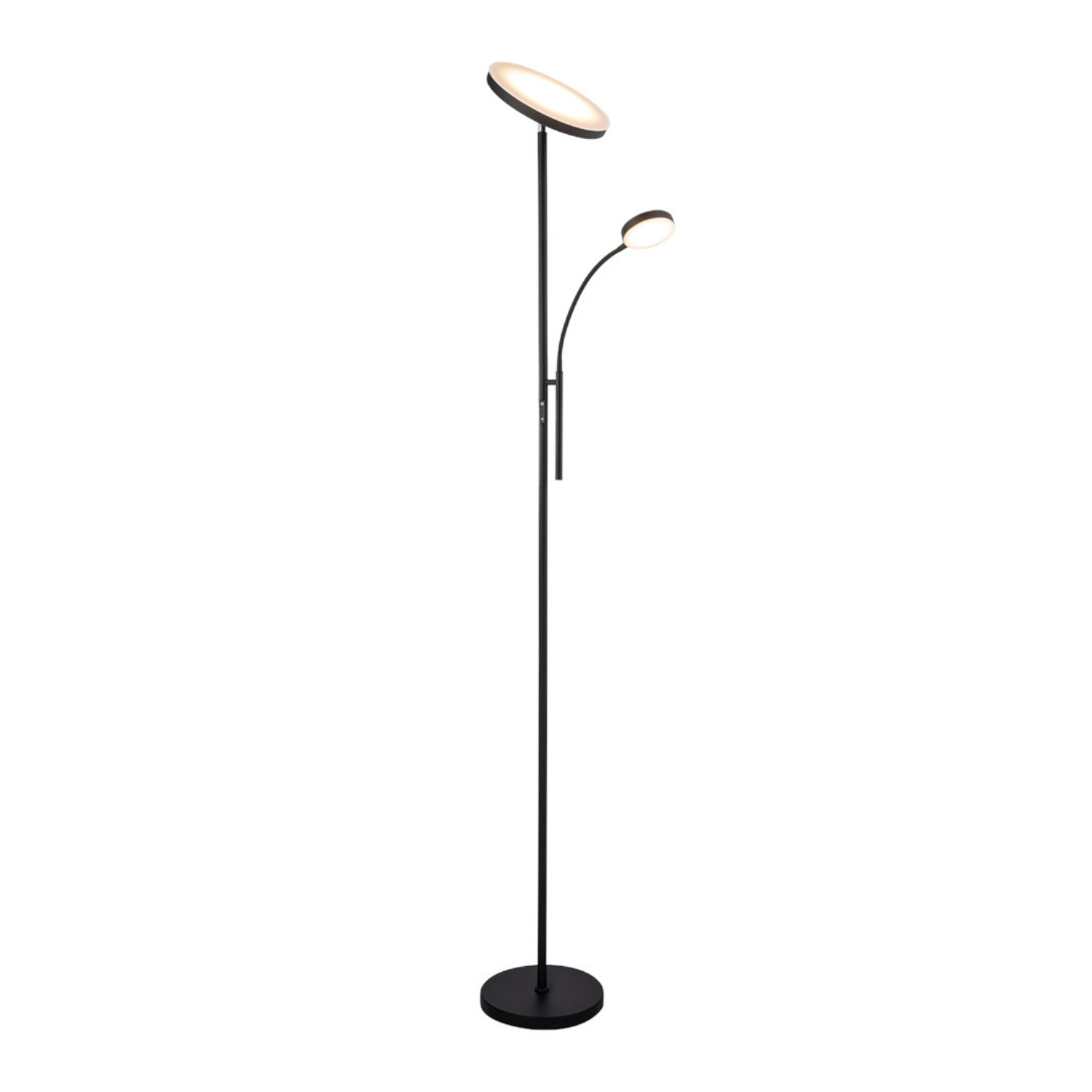 Samson Black CCT LED Mother & Child Floor Lamp