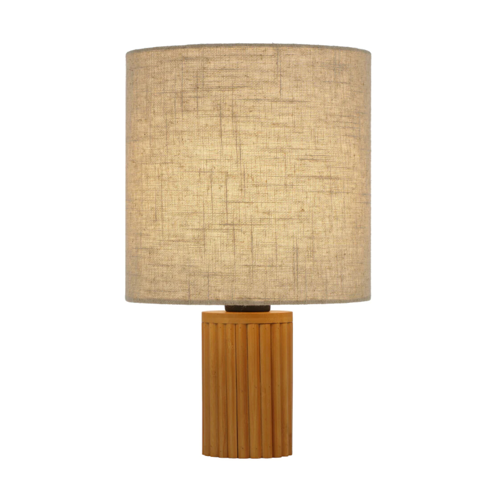 Inca Pine Timber Natural Table Lamp