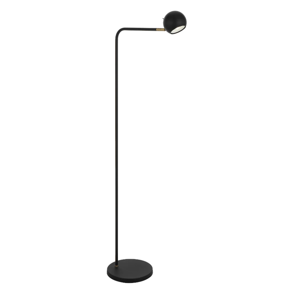 Jena Rotatable Head Black Floor Lamp