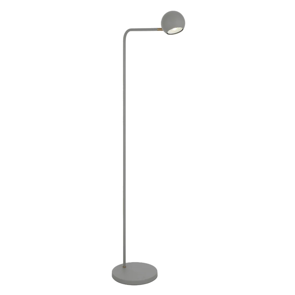 Jena Rotatable Head Grey Floor Lamp