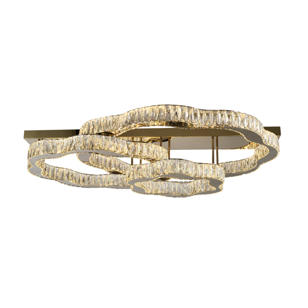 Jinan Golden Crystal Trilight LED Ceiling Lamp