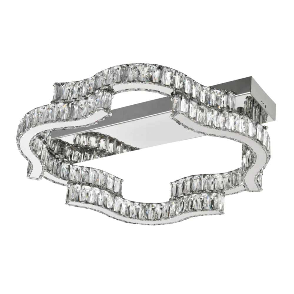 Jinan Chrome Crystal LED Ceiling Light