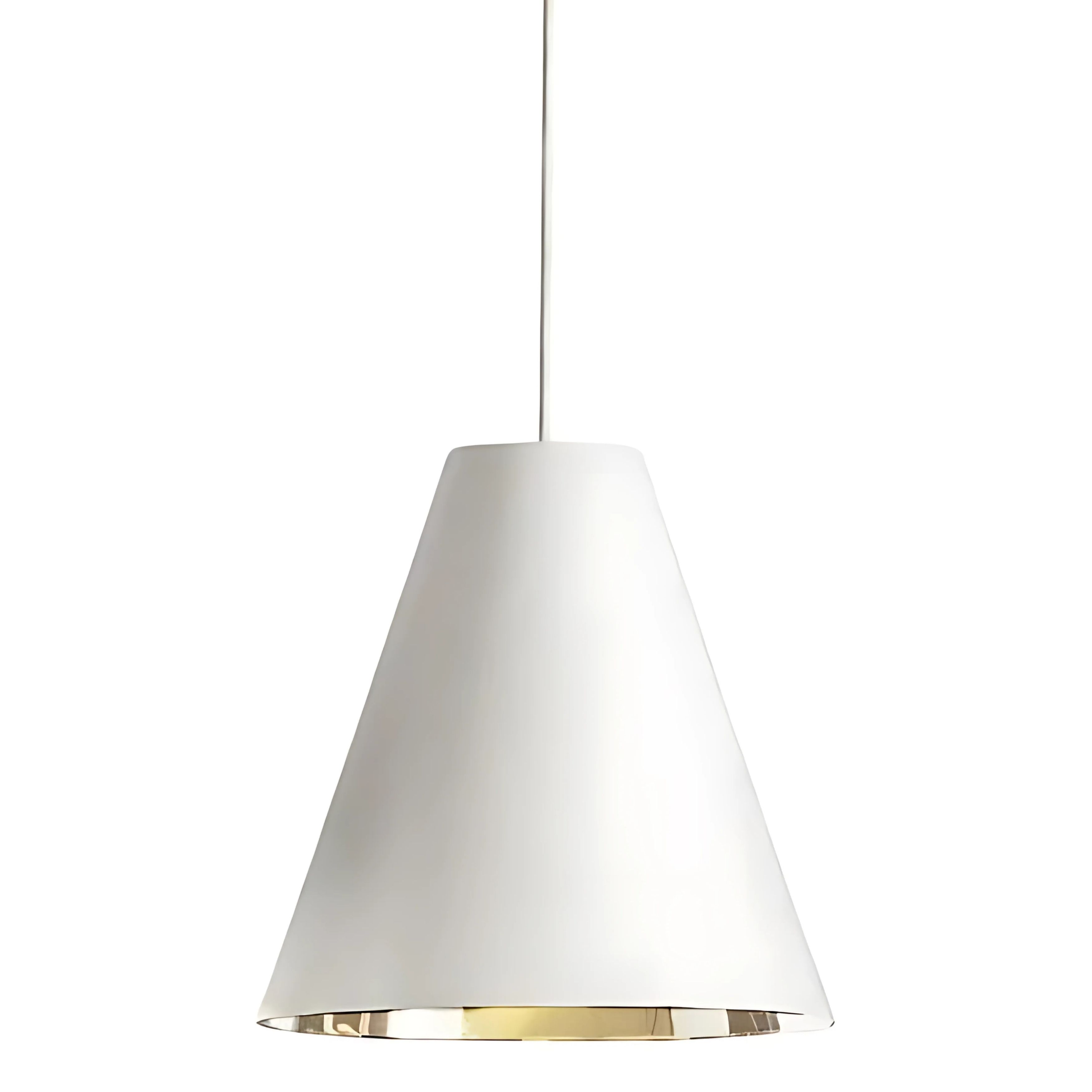Cone White Pendant Light