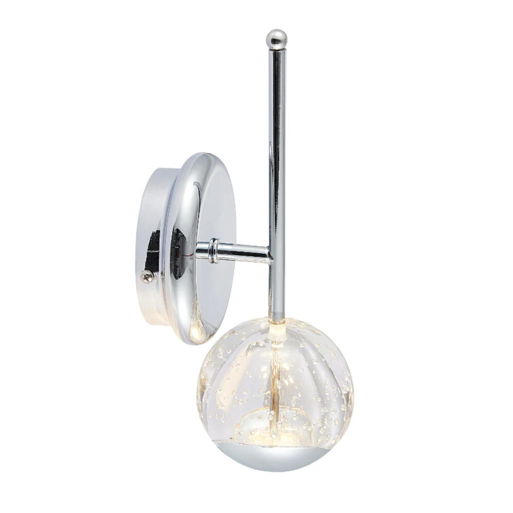 Sparks Chrome Modern LED Wall Light