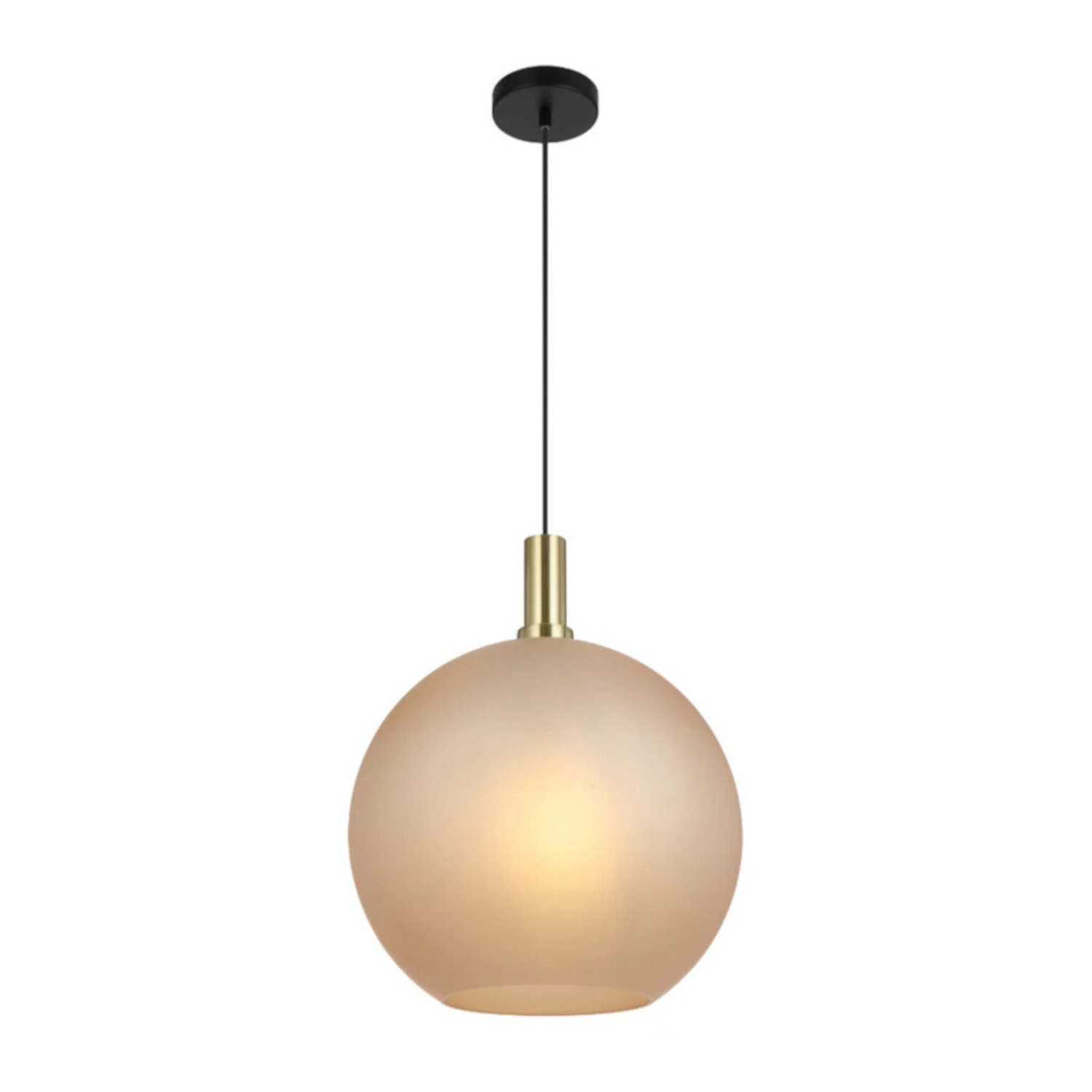 Patino Matt Amber Glass Pendant Light