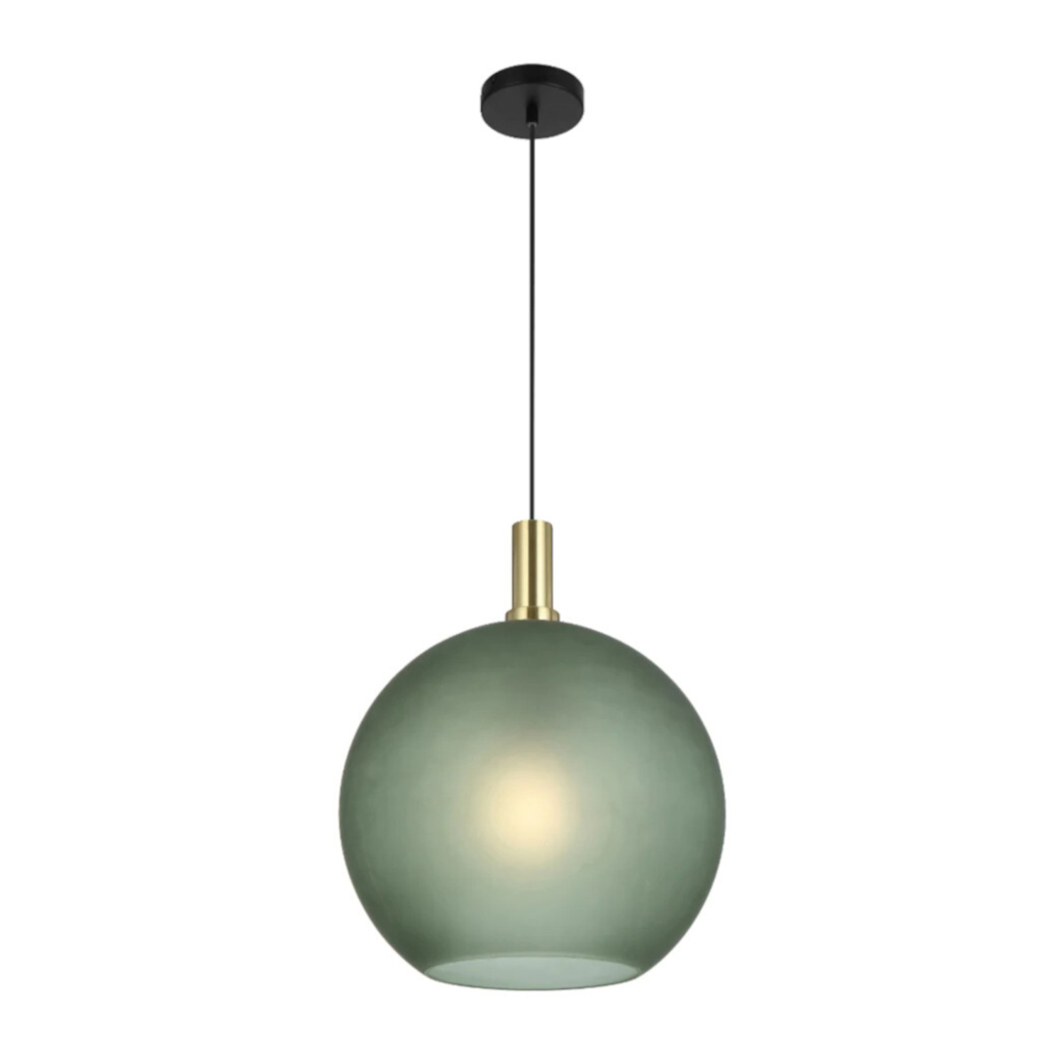 Patino Matt Green Glass Pendant Light