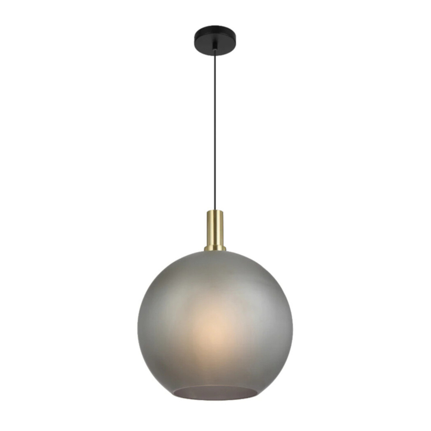 Patino Matt Smoke Glass Pendant Light