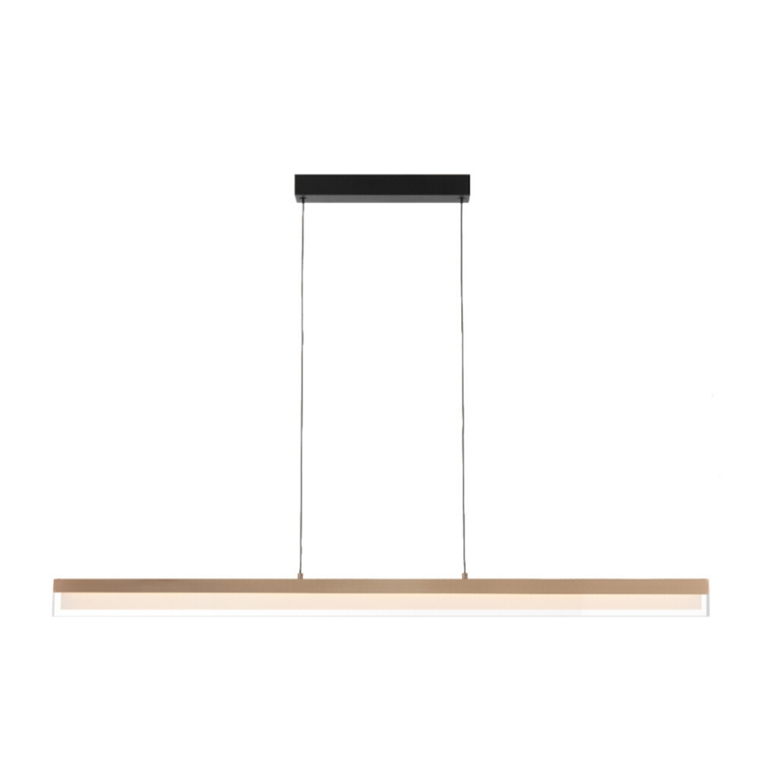 Salem Coffee Gold Linear Bar LED Pendant
