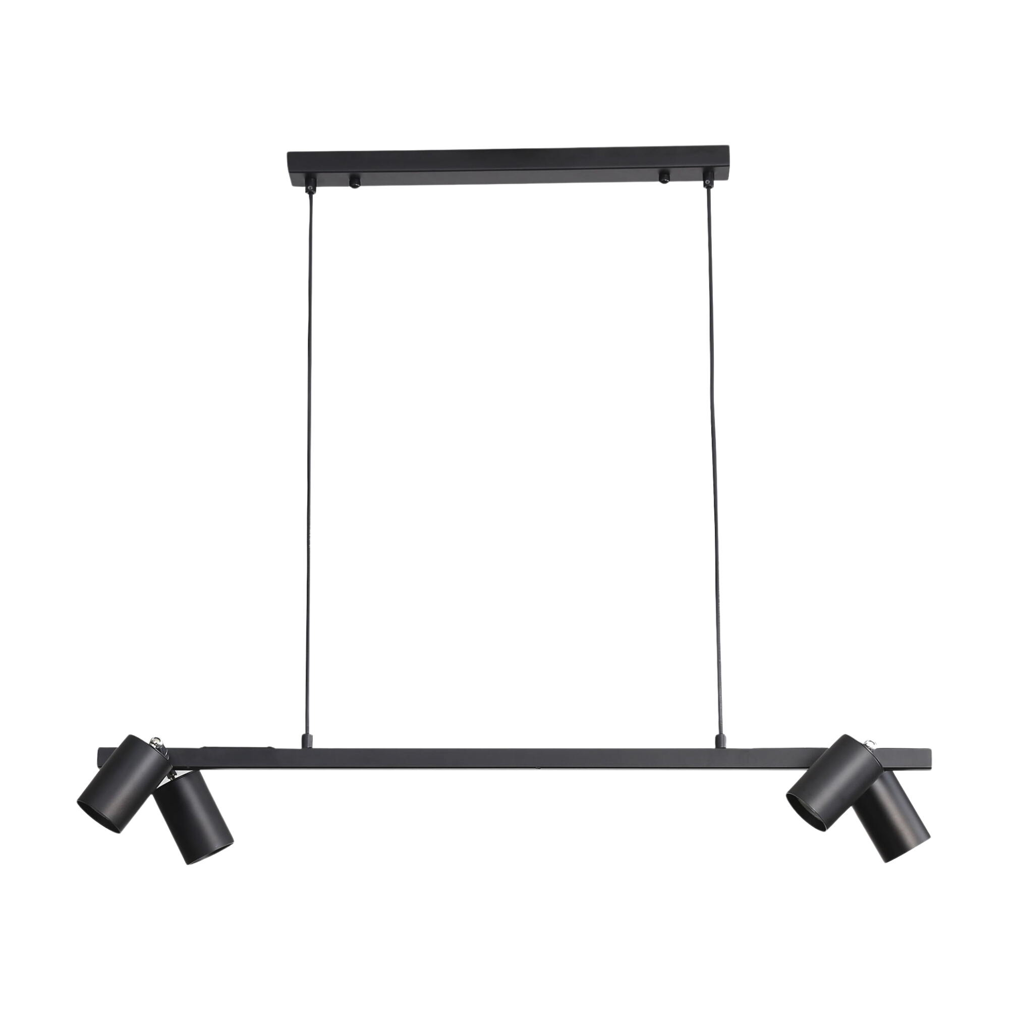 Brazzaville 4 Light Perfect Black Spot Bar Pendant