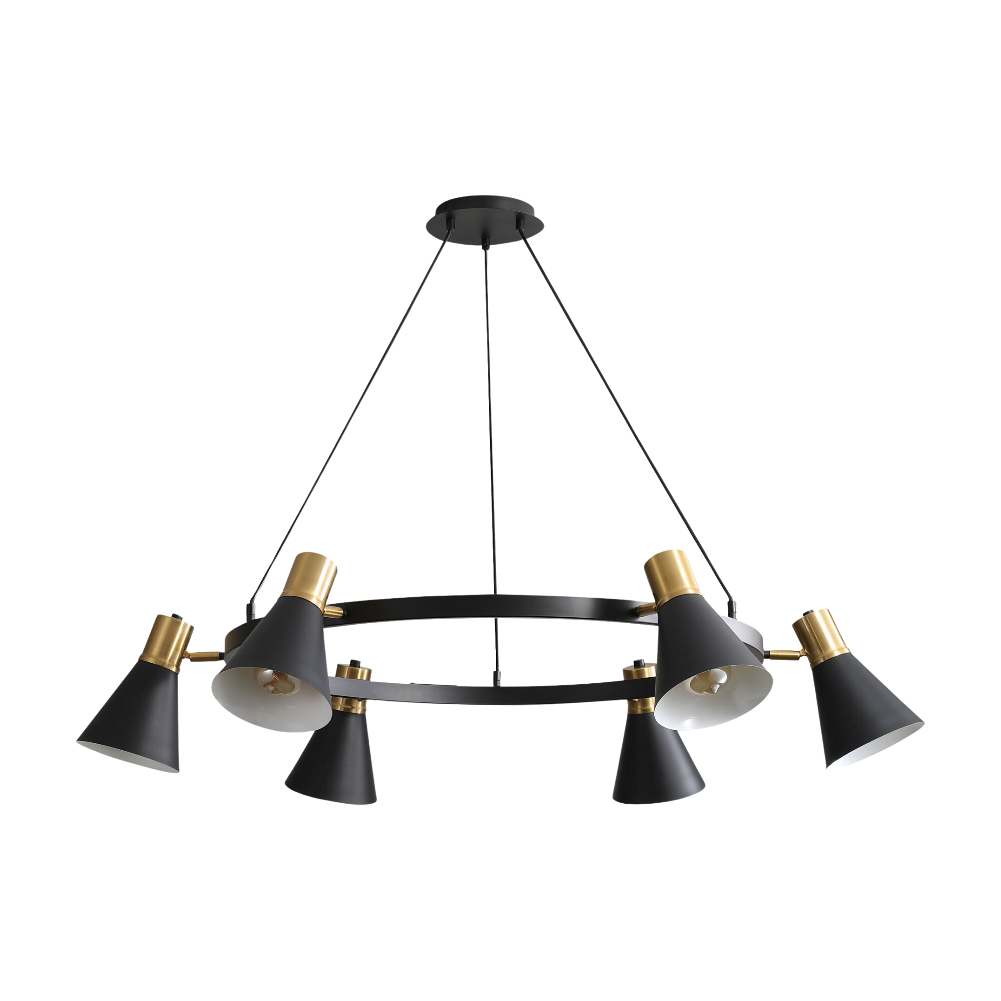 Novo Cone Spotlights Ring Cluster Pendant