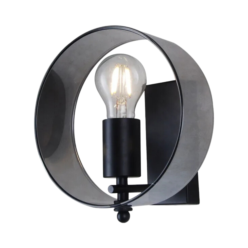 Nebula Black Solo Wall Light
