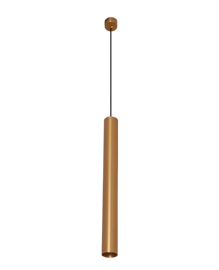 Vivo Brass Slim Drop Pendant Light