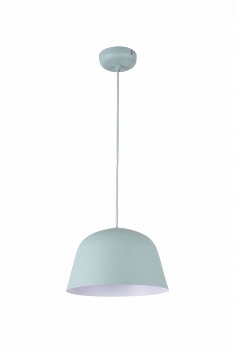 Symmetrical Angled Dome Scandinavian Pendant Light - Green