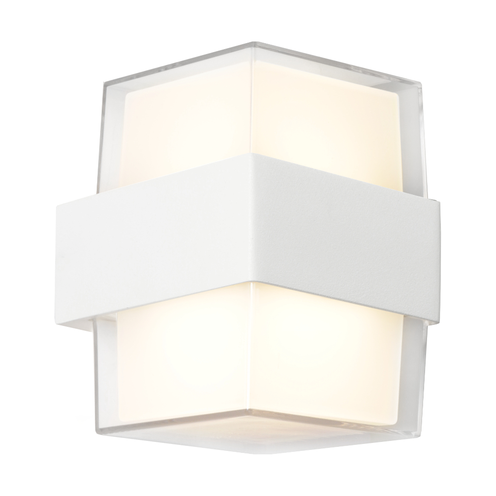 Haast White 3CCT Outdoor LED Wall Light