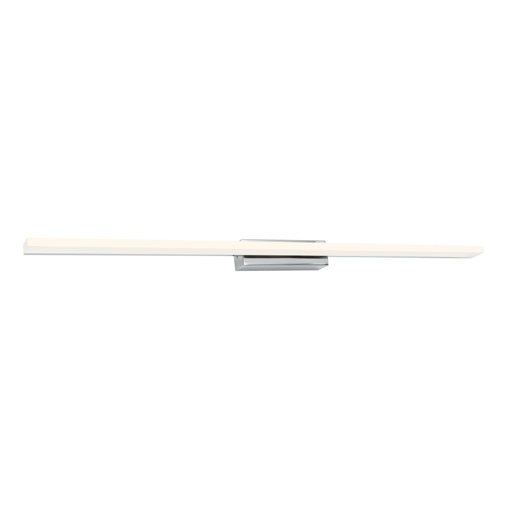 Sirius Chrome Frosted Acrylic LED Vanity Wall Light