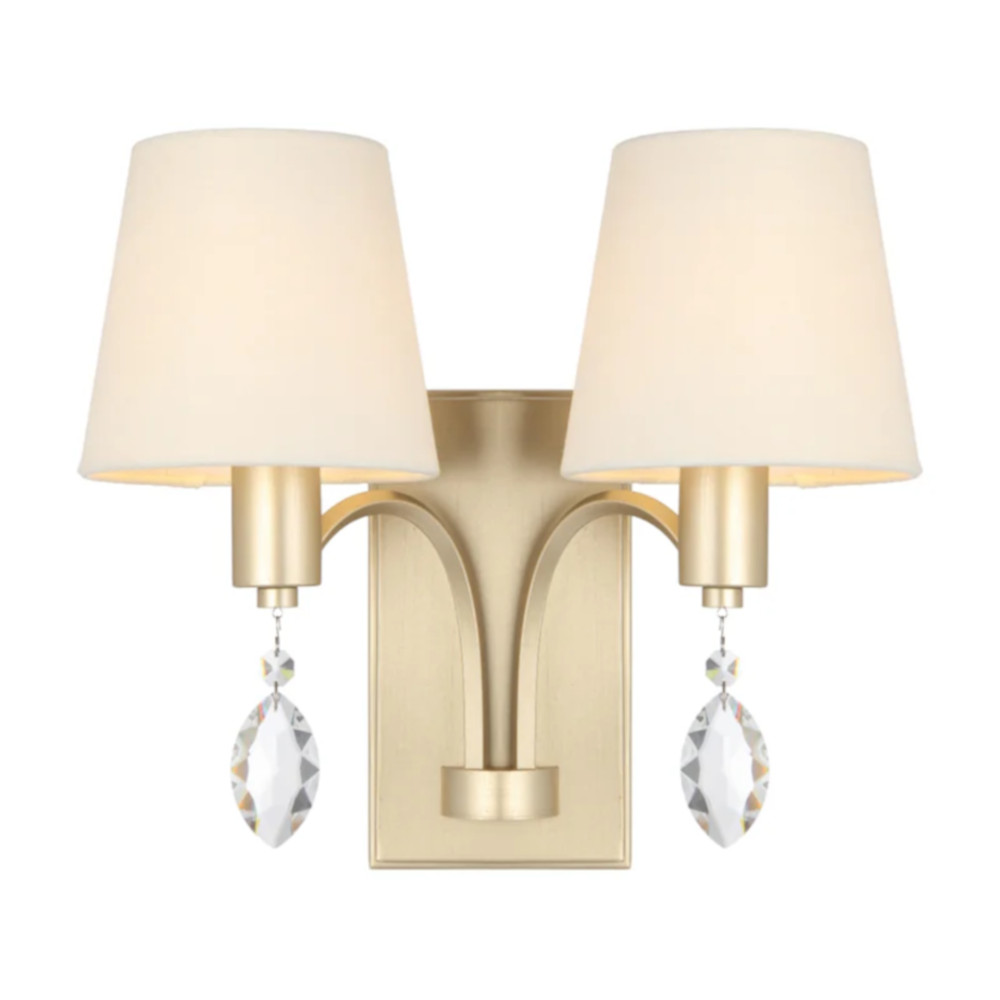 Malvern Antique Silver Transitional Twin Wall Light