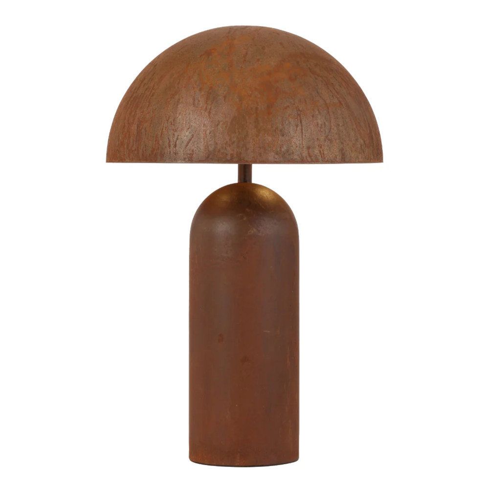 Ferum Rust Patina Iron Dome Table Lamp