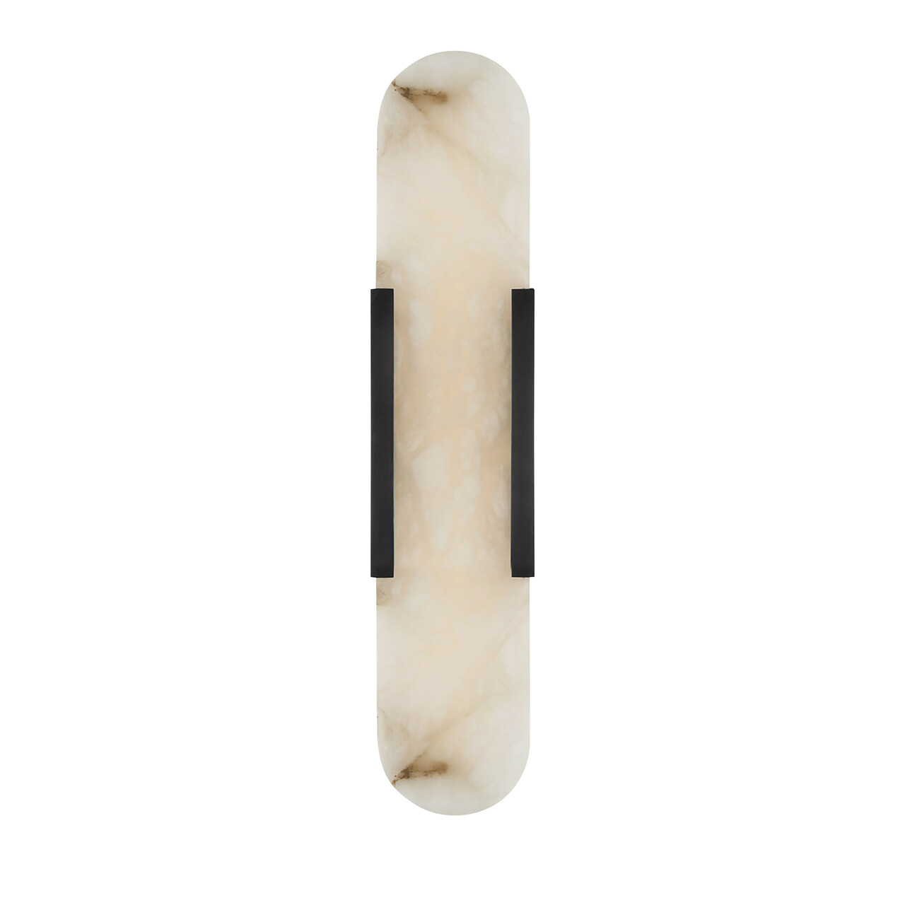 Eden Oval Marble Black Wall Lamp