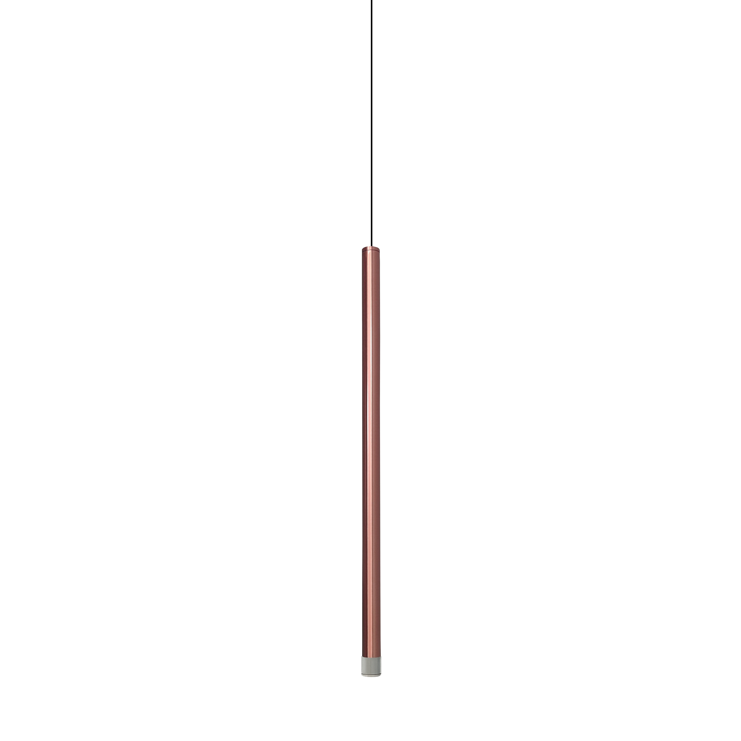 Slim Drop Copper LED Pendant Light