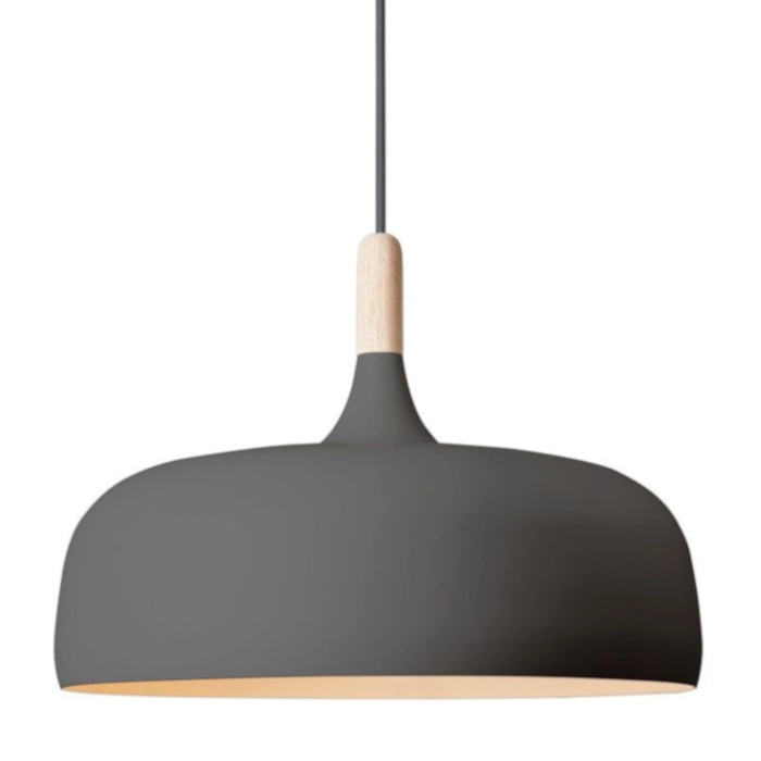Modern Danish Pendant Light - Grey