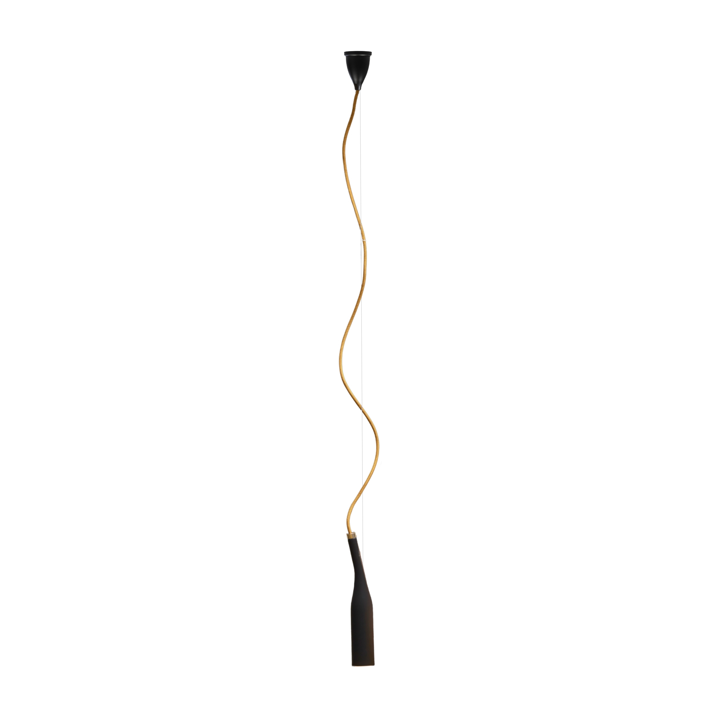 Flex Gold Aluminium Gold Textile Pendant Light