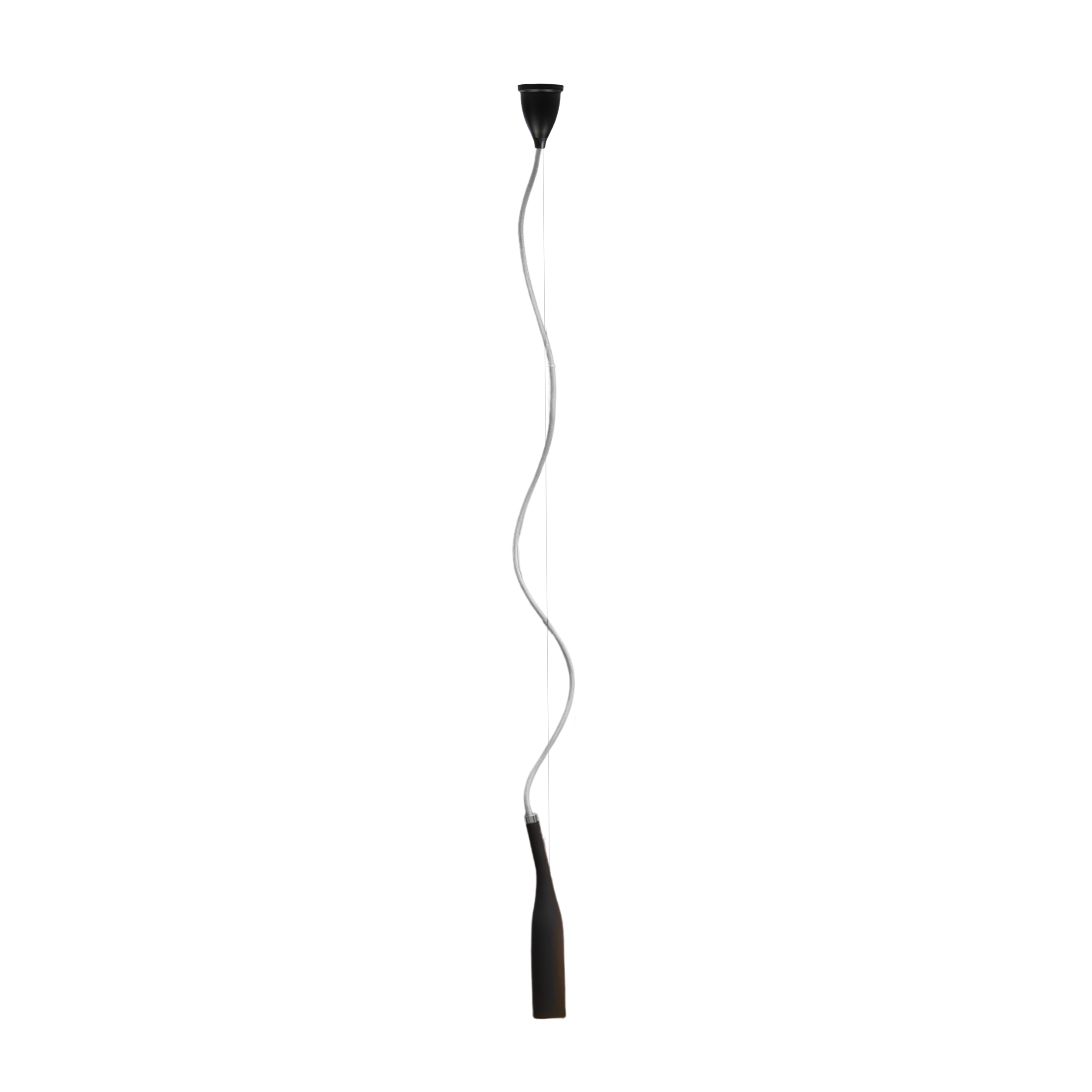 Flex Silver Aluminium Silver Textile Pendant Light