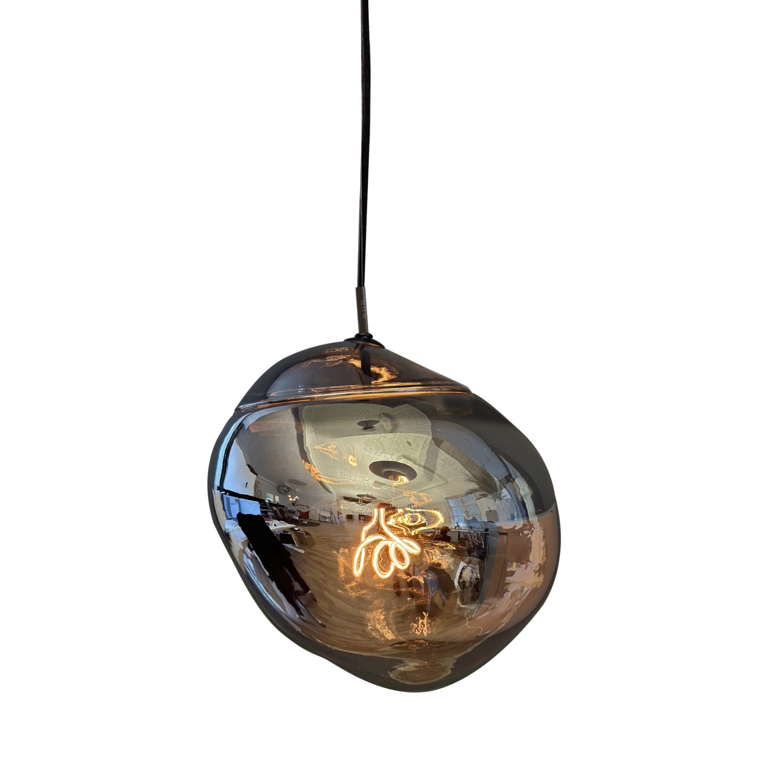 Rock Epico Smoke Glass Pendant Light