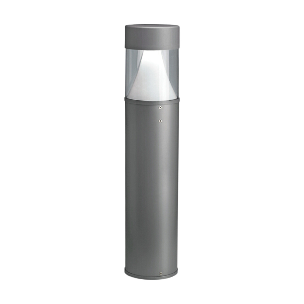Eclipse 22W Silver Grey Duralite LED Bollard Light