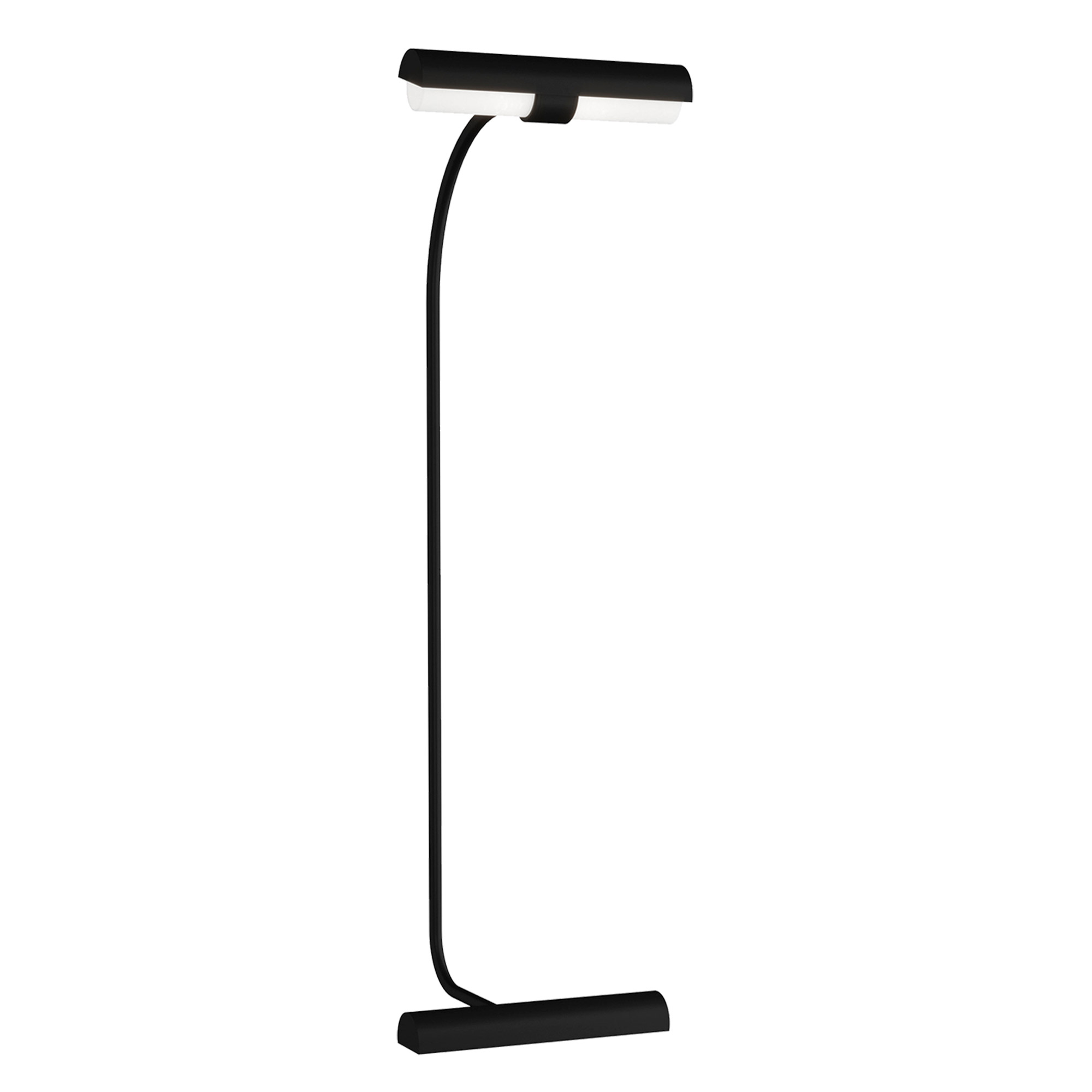 Calumn Nightshade Black Modern LED Floor Lamp