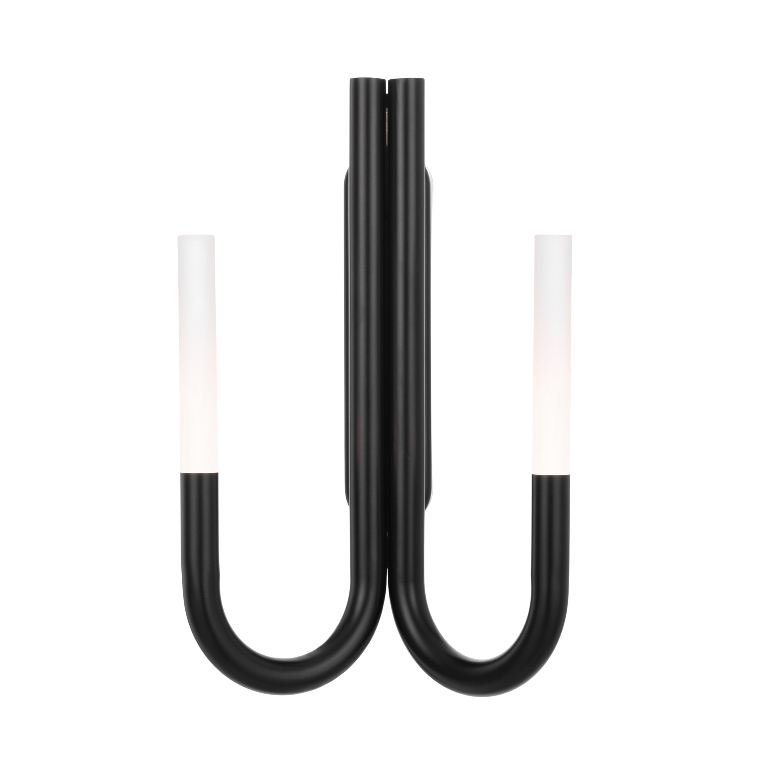 Joshua Black Contemporary LED Candle Wall Light