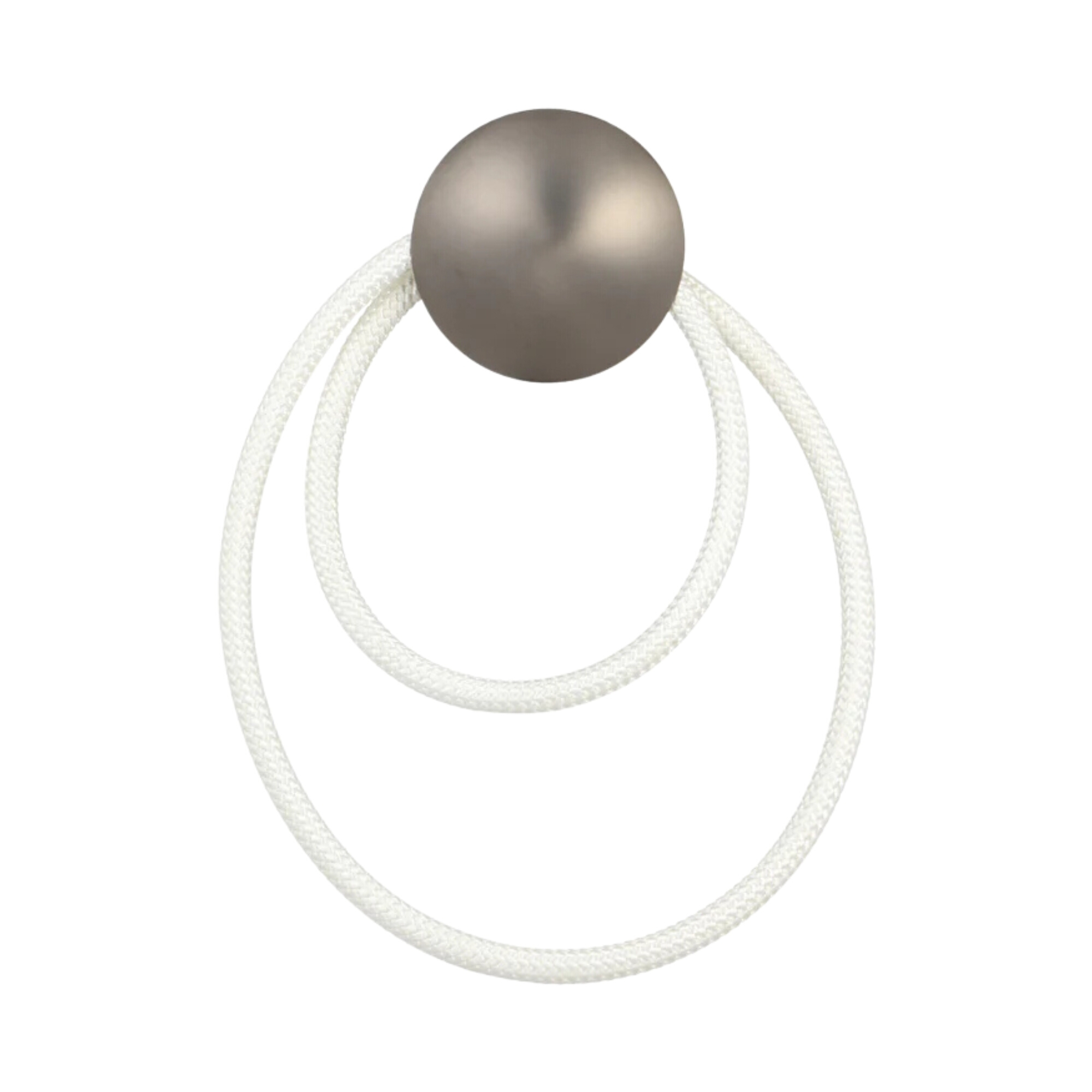 Rafi Gun Metal LED Rope Decor Wall Light