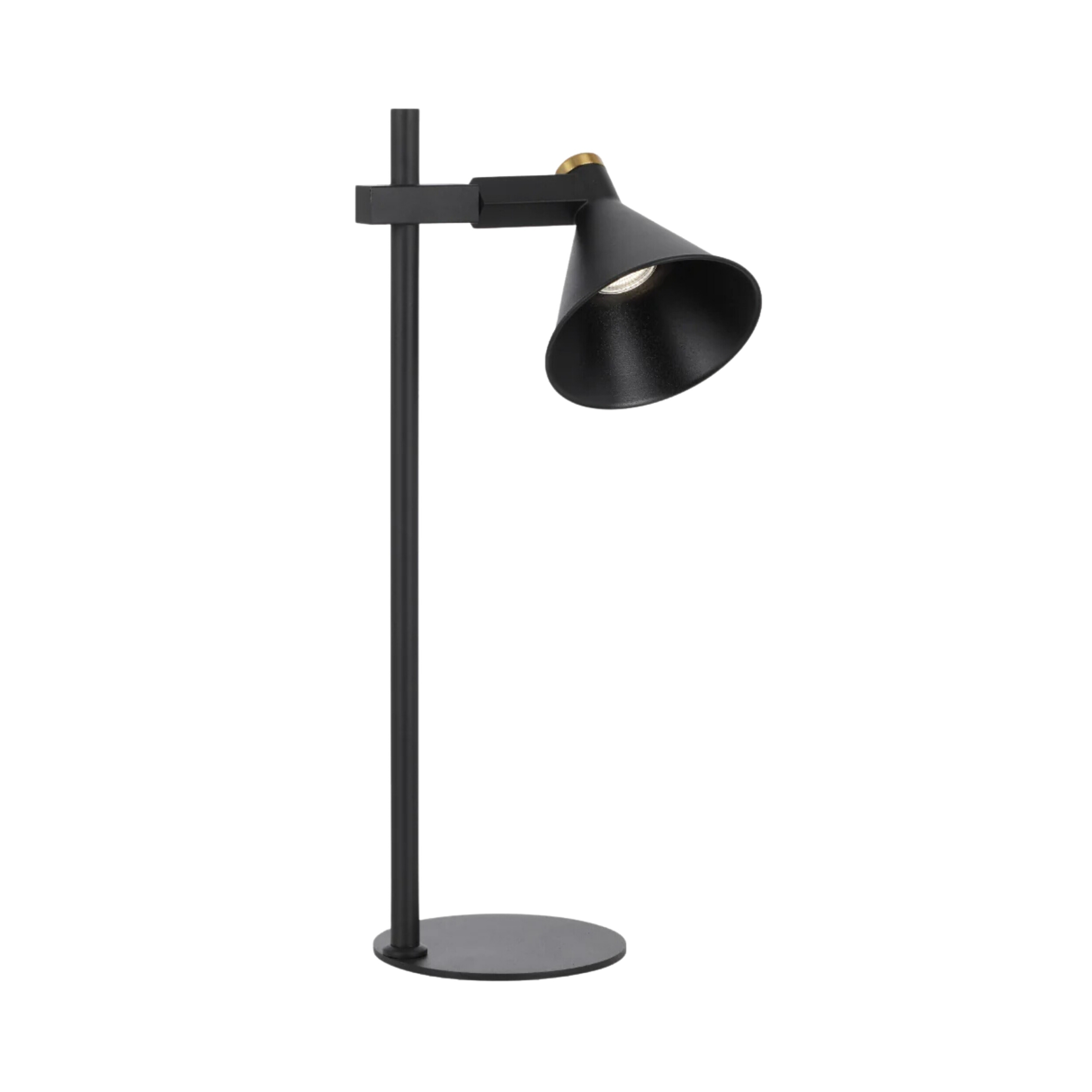 Rosner Sand Black Minimalist Desk Table Lamp