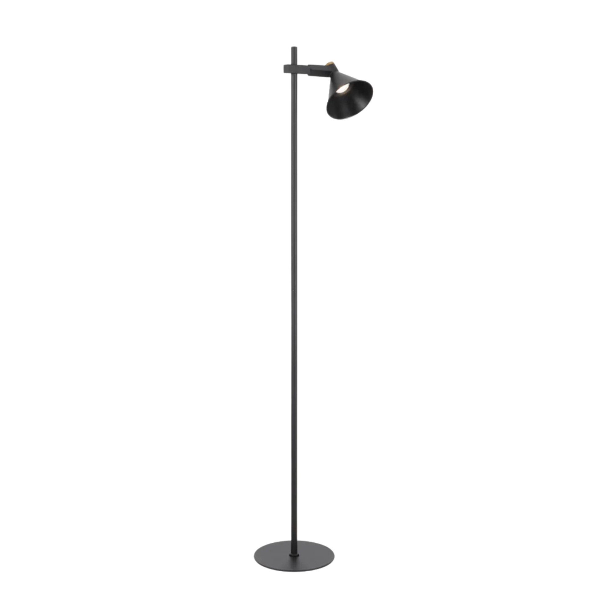 Rosner Sand Black Minimalist Floor Lamp