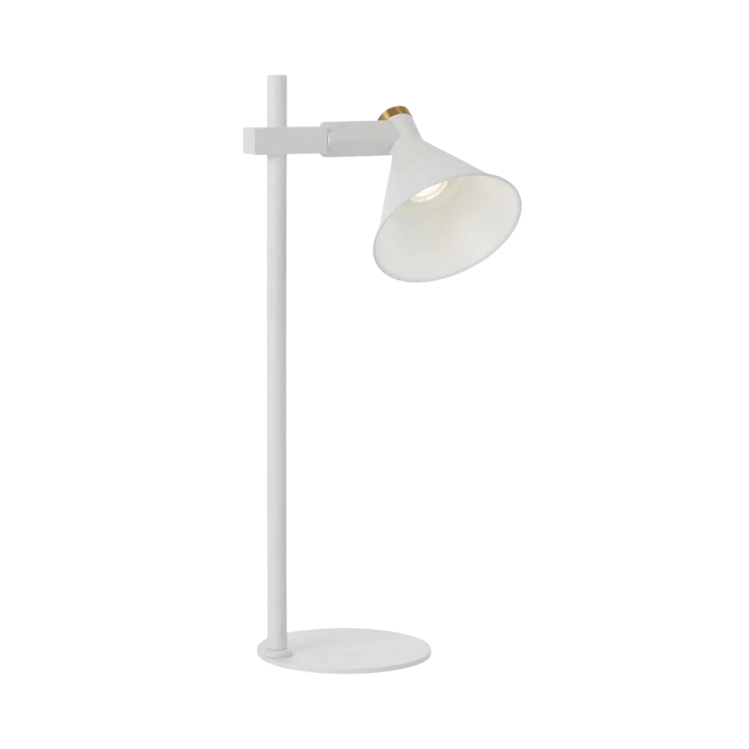 Rosner Sand White Minimalist Desk Table Lamp