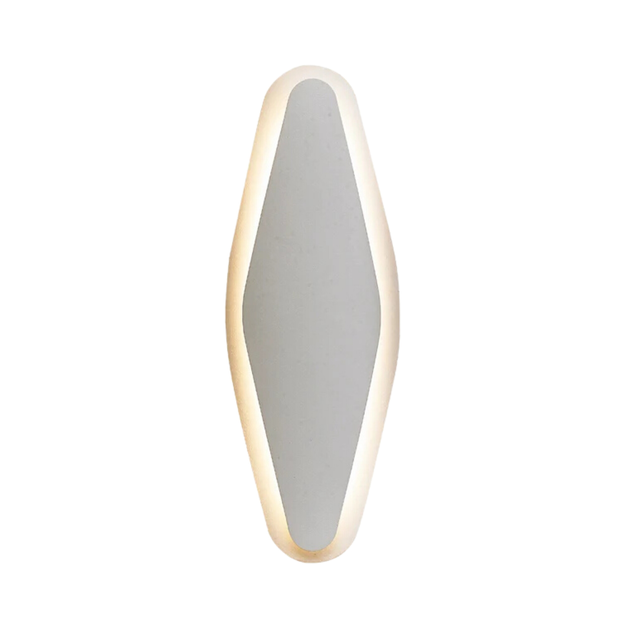 Soleira White Dimmable 3CCT LED Oval Wall Light