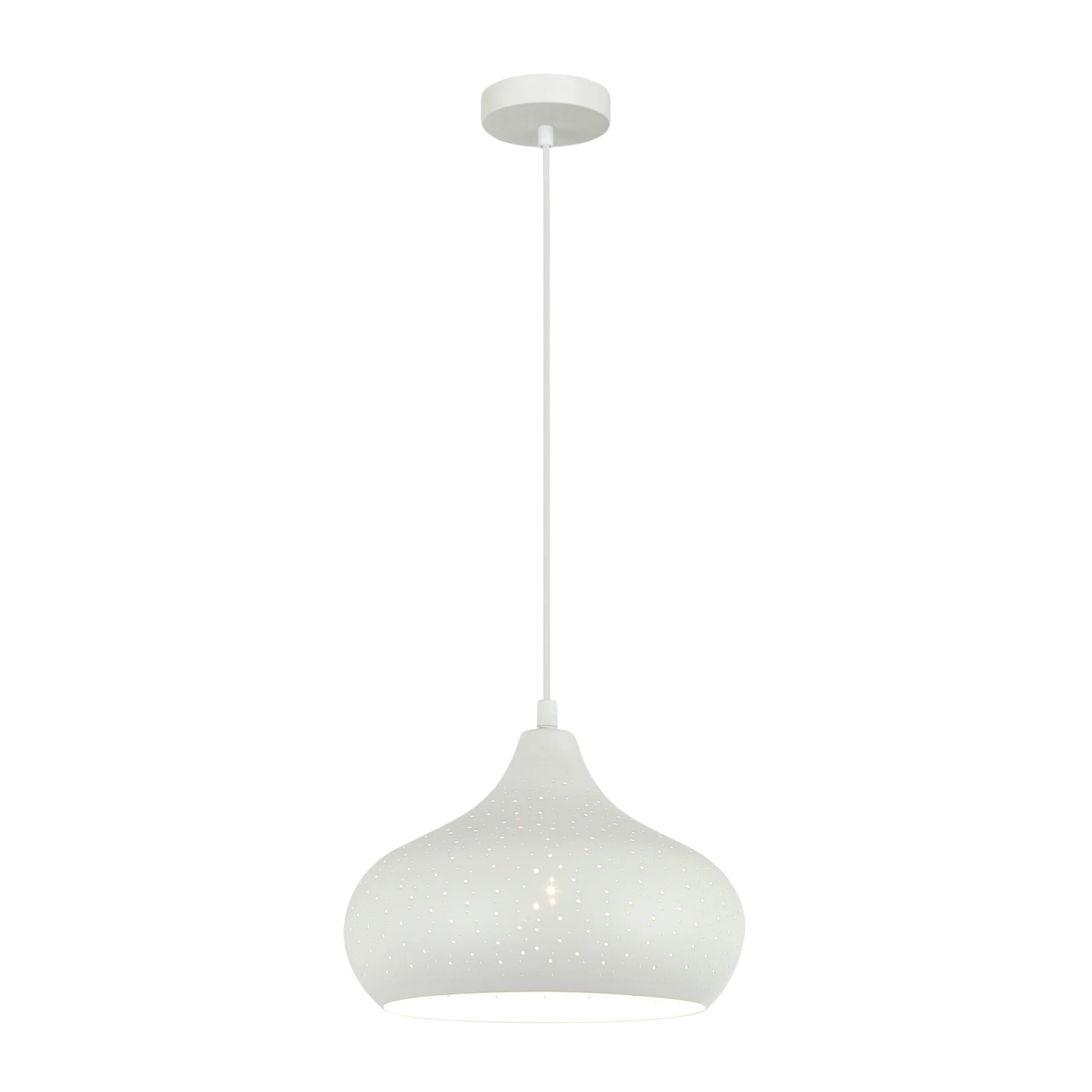 Stardust White Bulb Moroccan Pendant