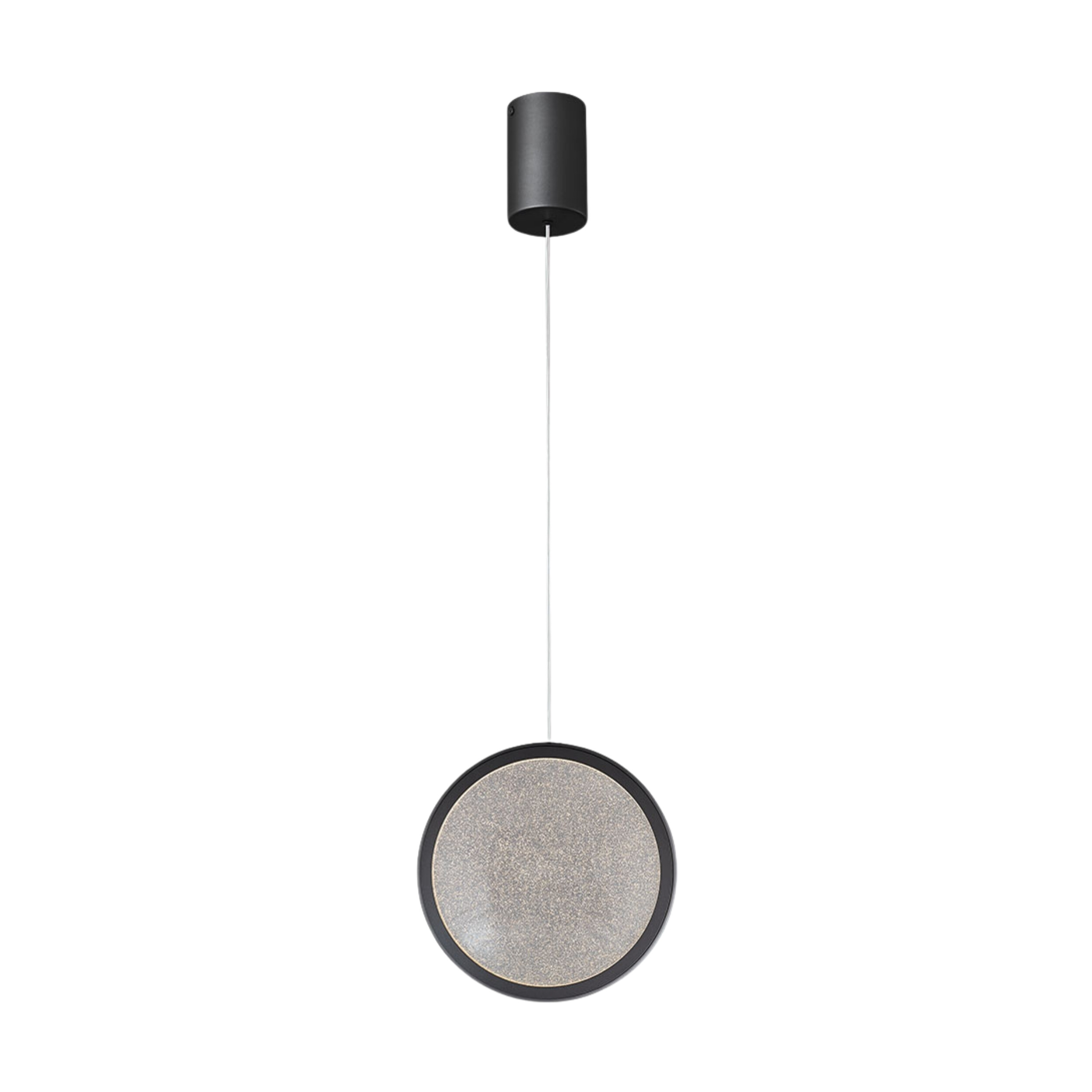 Amity Black Round LED Pendant Light