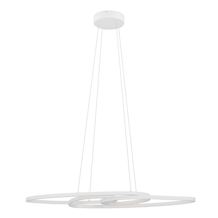 Gianella White Abstract LED Pendant Light