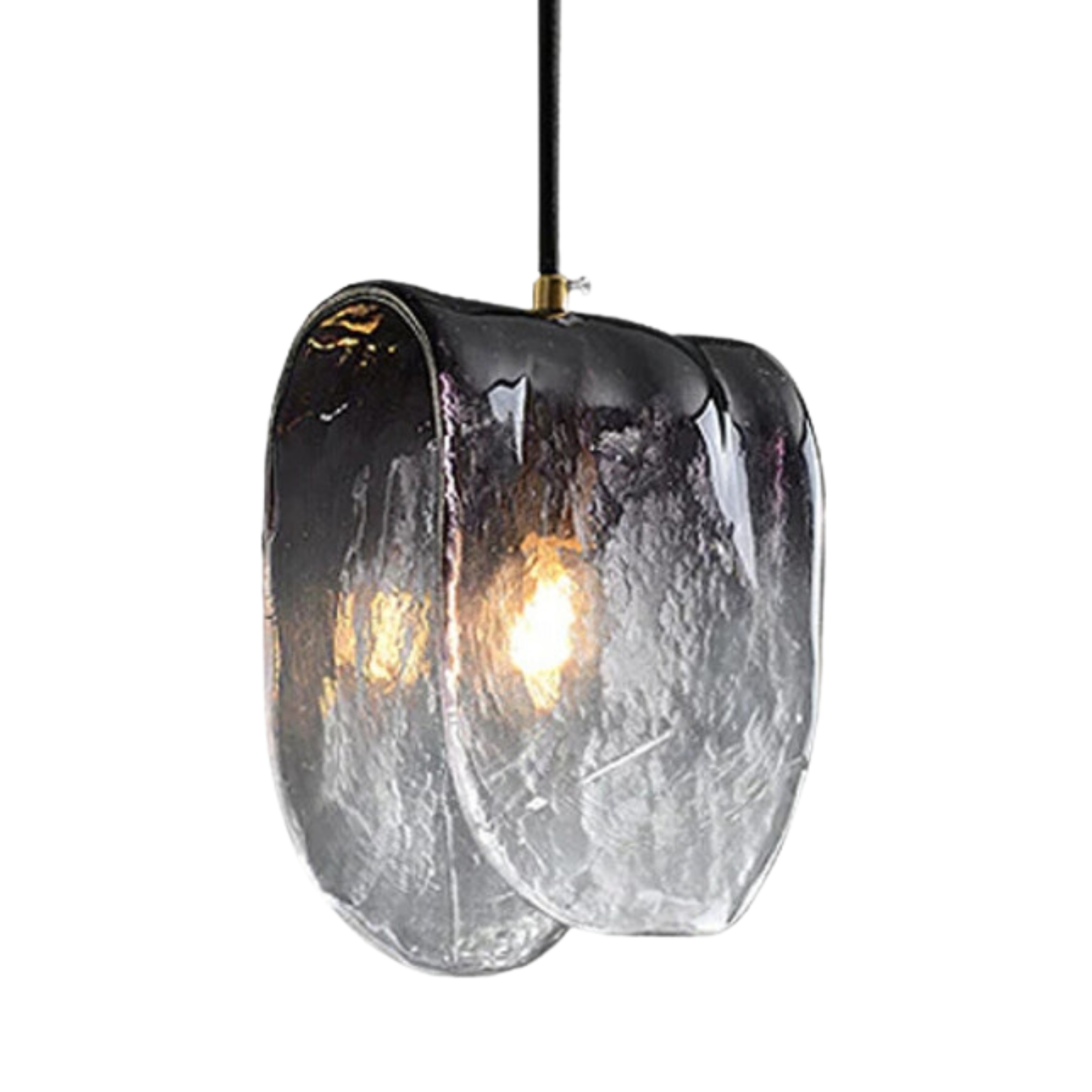 Ursula Black Ombre Glass Hanging Wall Light