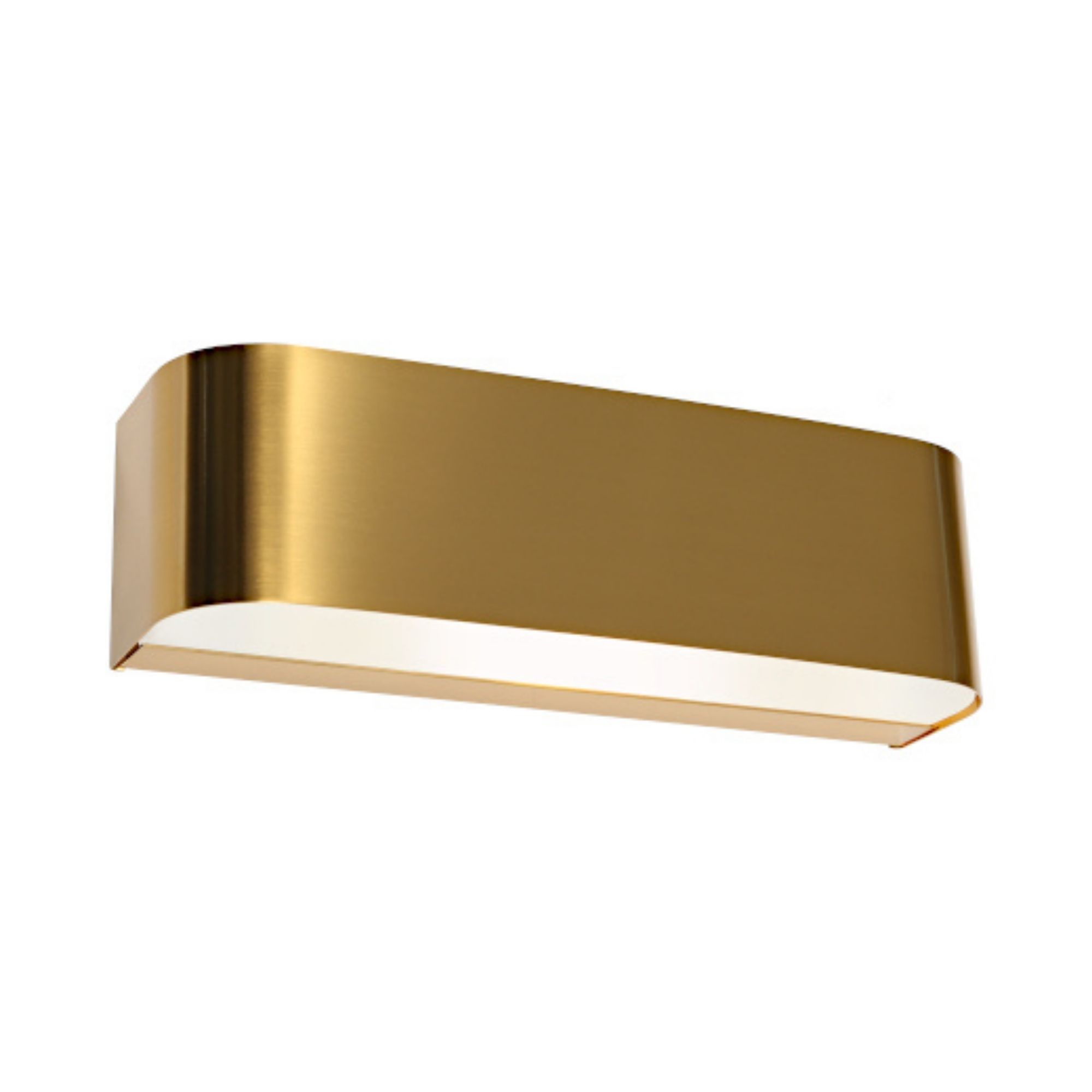 Benson Gold Frost Glass Wall Light