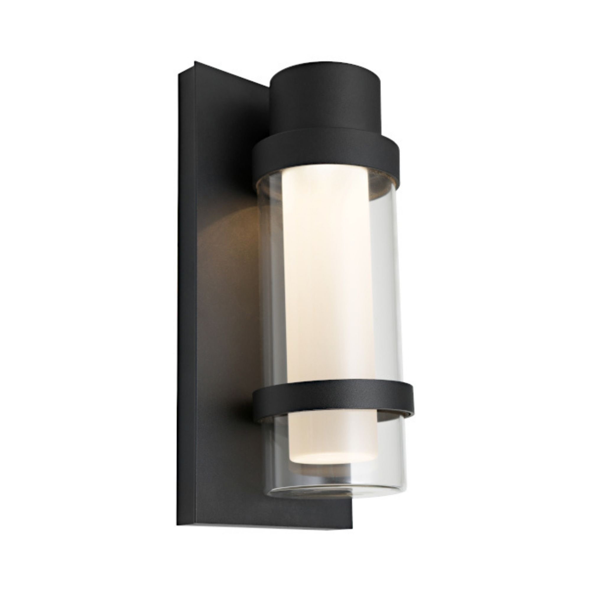 Cortez Black Exterior Wall Light