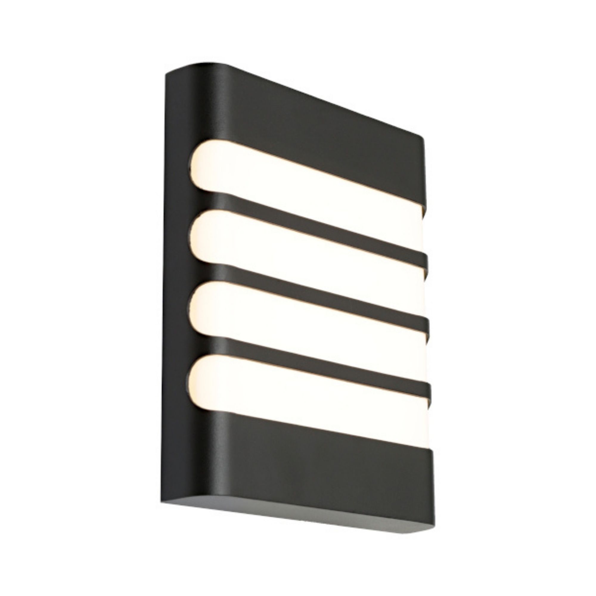 Odessa Black 3CCT LED Grill Exterior Wall Light