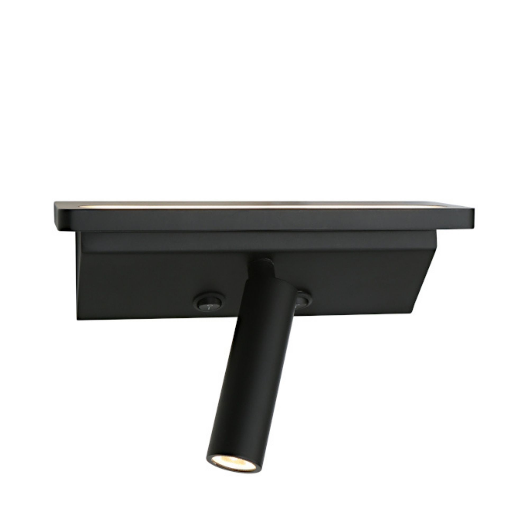 Scania Black Dual Light LED Wall Light