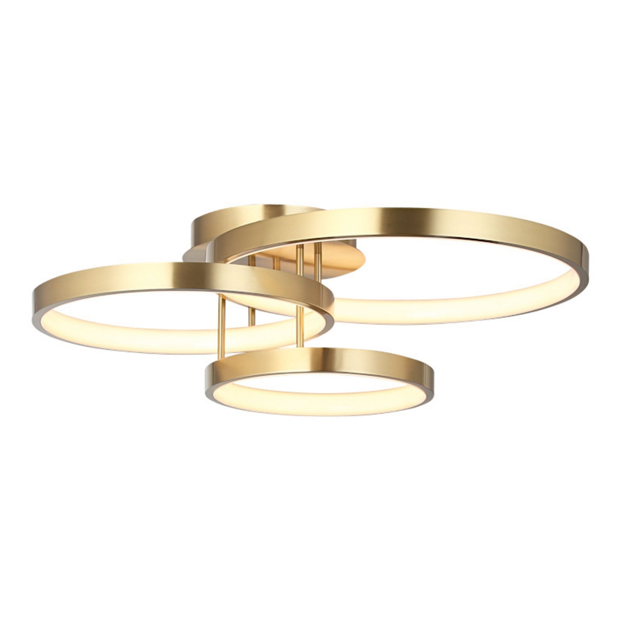 Zaida 3 Light Gold Ring Ceiling Light